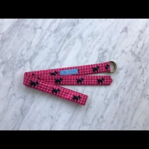 J. McLaughlin Scottie Dog Fabric belt
